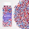 Patriotic Sprinkles for Baking, 4th of July Sprinkles for Cupcakes, Red White and Blue Nonpareils Candy Perfect for Independence Day Dessert Party 3.52 Ounce